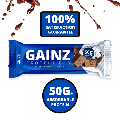 Milk Chocolate: 50G Protein Bar Bundle (Pack of 8 Bars)